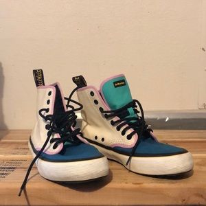 Dr Martens Monet colorful ankle shoes